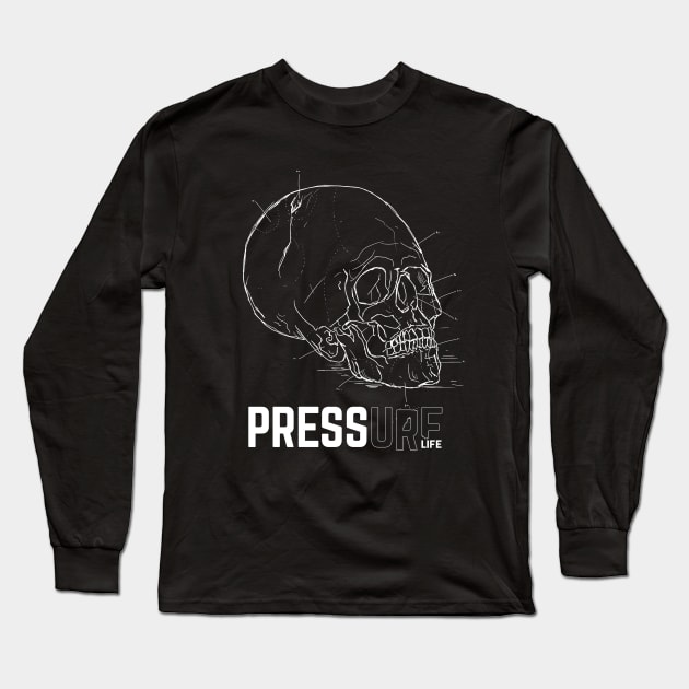 Legend of the Melonhead's Skull PressureLife Long Sleeve T-Shirt by pressurelife